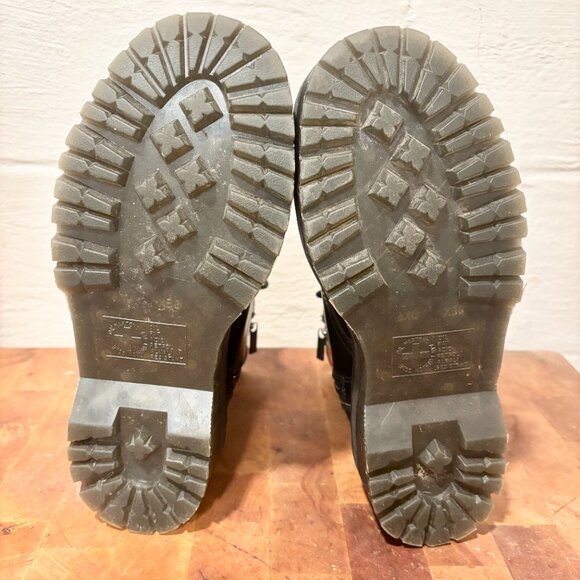 Dr. Martens Jarrick Smooth Leather Platform Boots Womens US Size 8 Black - Picture 5 of 7